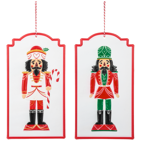 Embossed Nutcracker Wall Decor