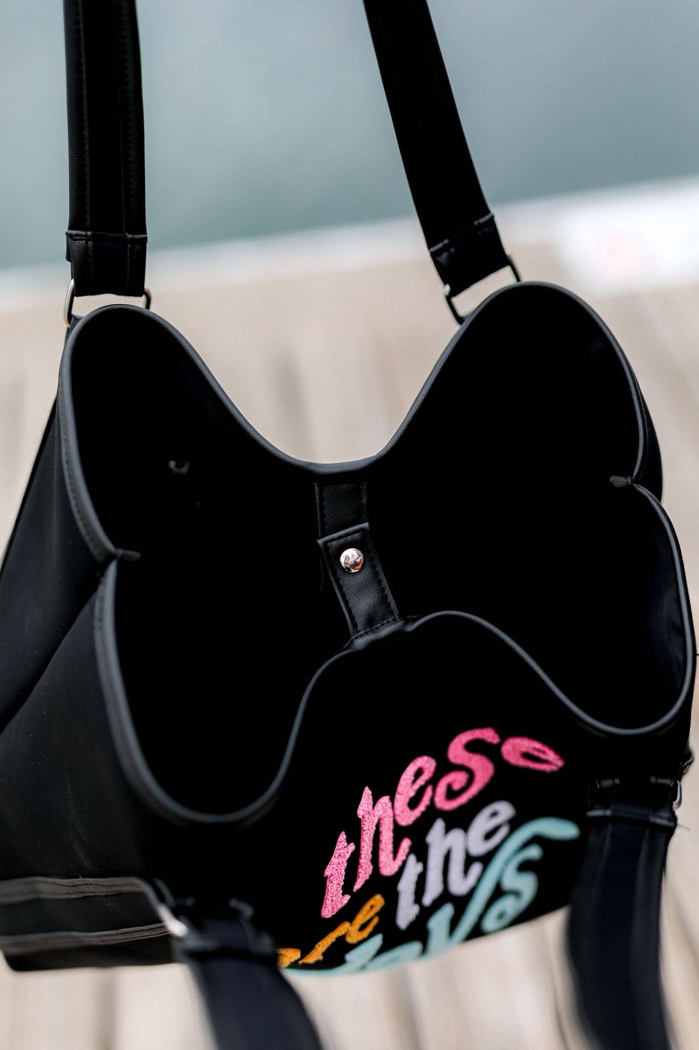 Neoprene Tote - These Are The Days (Black)
