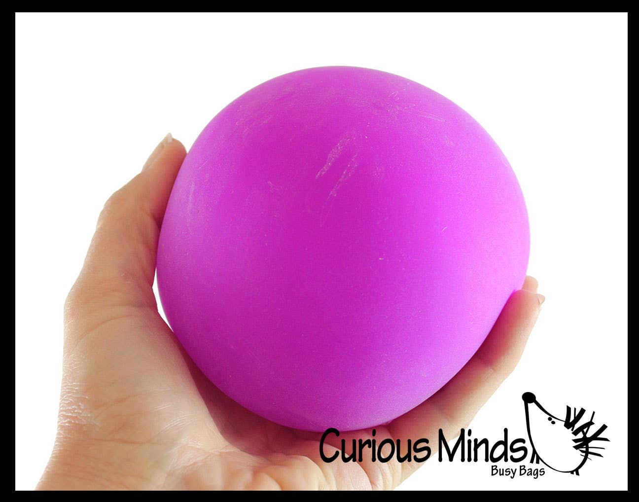 Jumbo 4" Doh Filled Stress Ball - Solid Color