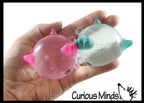 1 Axolotl Splat Ball -  Water Filled Splat Stress Ball - Thr