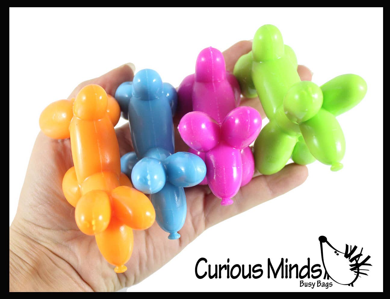 1 Mini Balloon Dog Doh Filled Stress Ball - Cute Squishy Sen