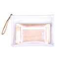 Emma Cosmetic Set   White/Gold   10x7   Set of 3