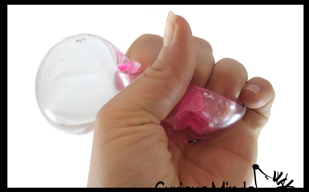 1 Axolotl Splat Ball -  Water Filled Splat Stress Ball - Thr