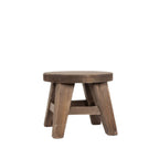 11007 - 9x9x6 wood riser (ROUND) home decor espresso