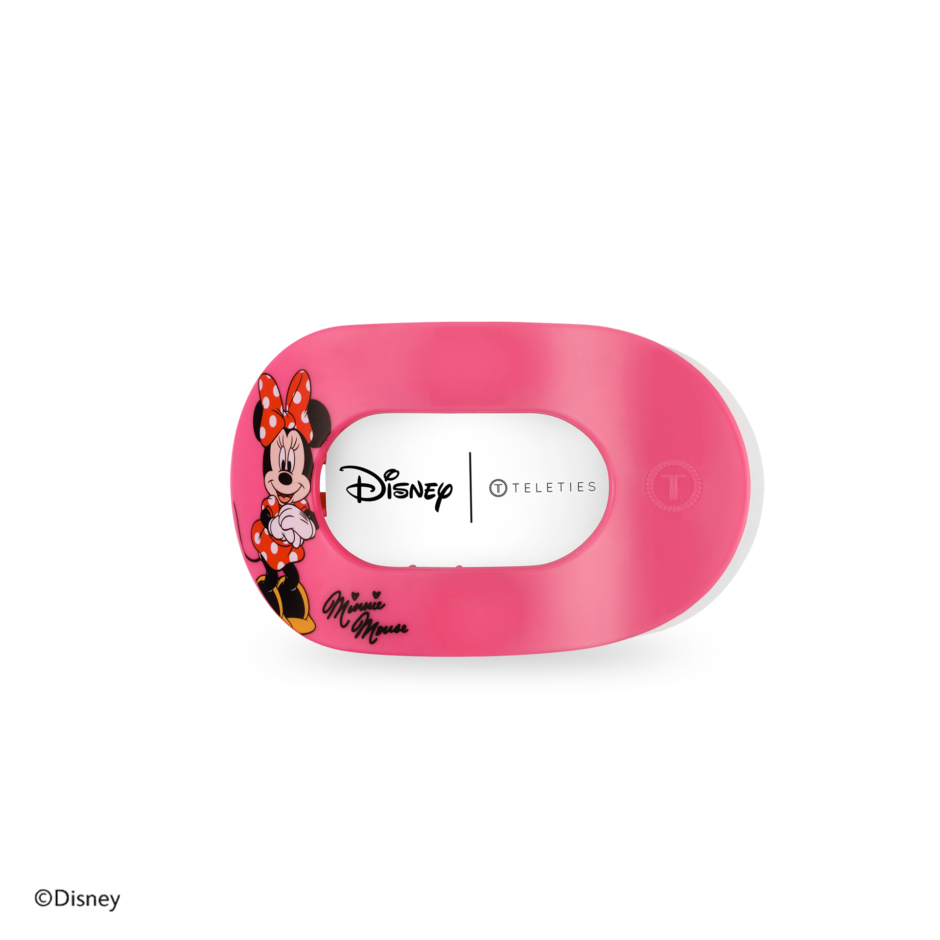 Flat Round Hair Clip | Small | Minnie Mouse