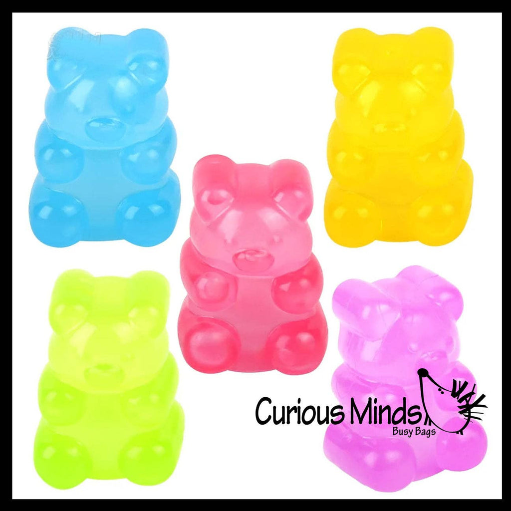 1 -2" Gummy Bear Shaped Ball - Thick Glue/Gel Syrup Molasses