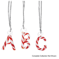 Candy Cane Letter Ornaments