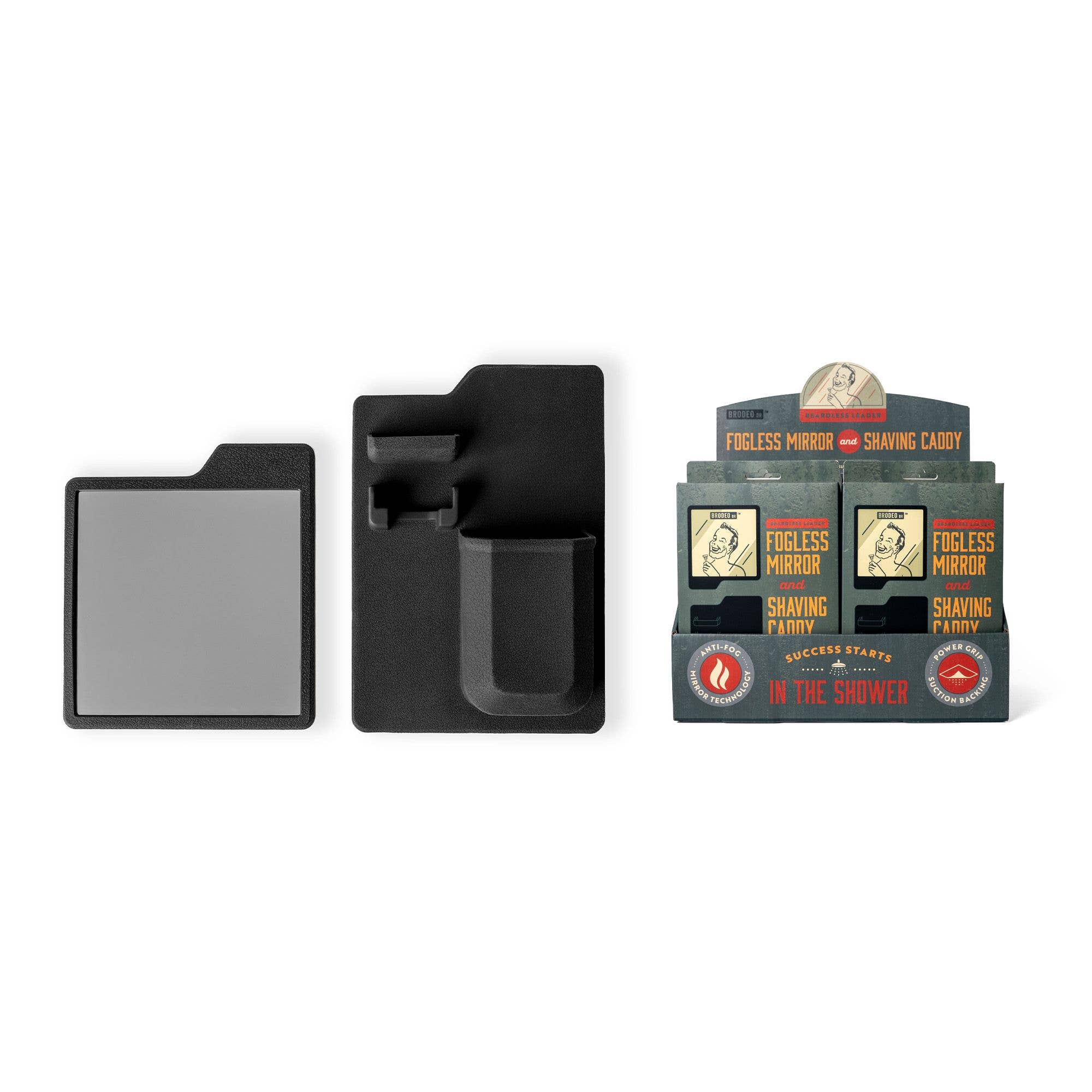Brodeo Drive Beardless Leader Fogless Shaving Mirror & Organ