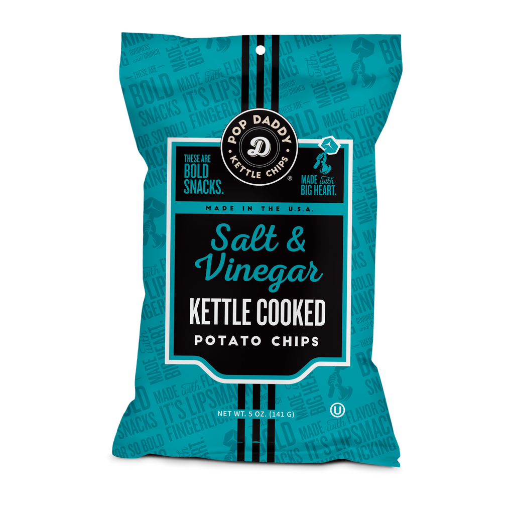 Salt and Vinegar Kettle Cooked Potato Chips 5.0 oz