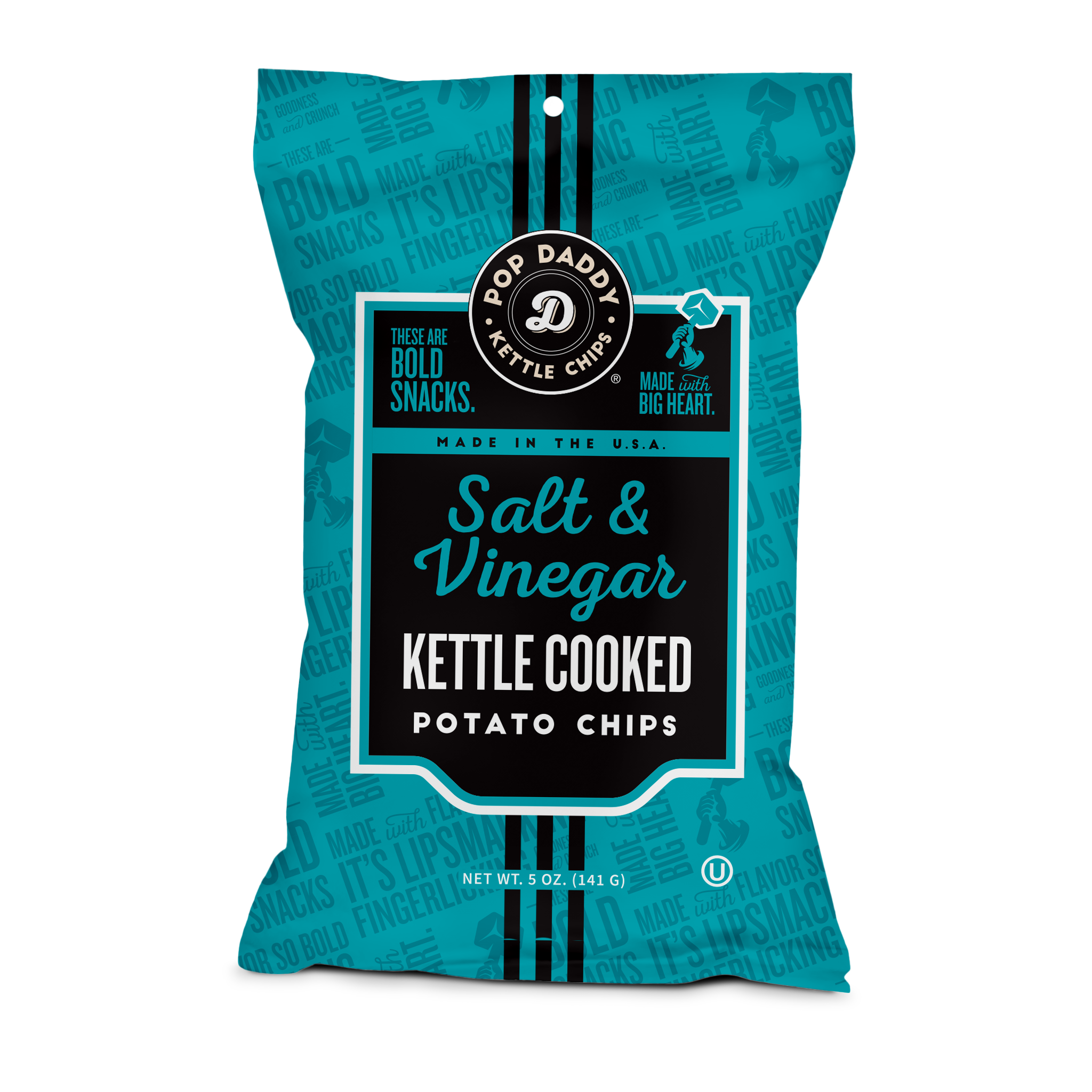 Salt and Vinegar Kettle Cooked Potato Chips 5.0 oz