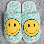Leopard Happy Face Luxury Soft Slipper