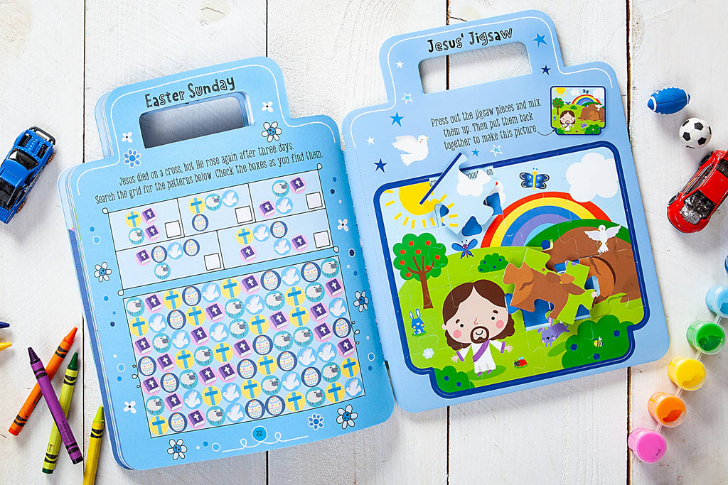My Bible Backpack Activity Book (Ages 3+, Easter Gifts)