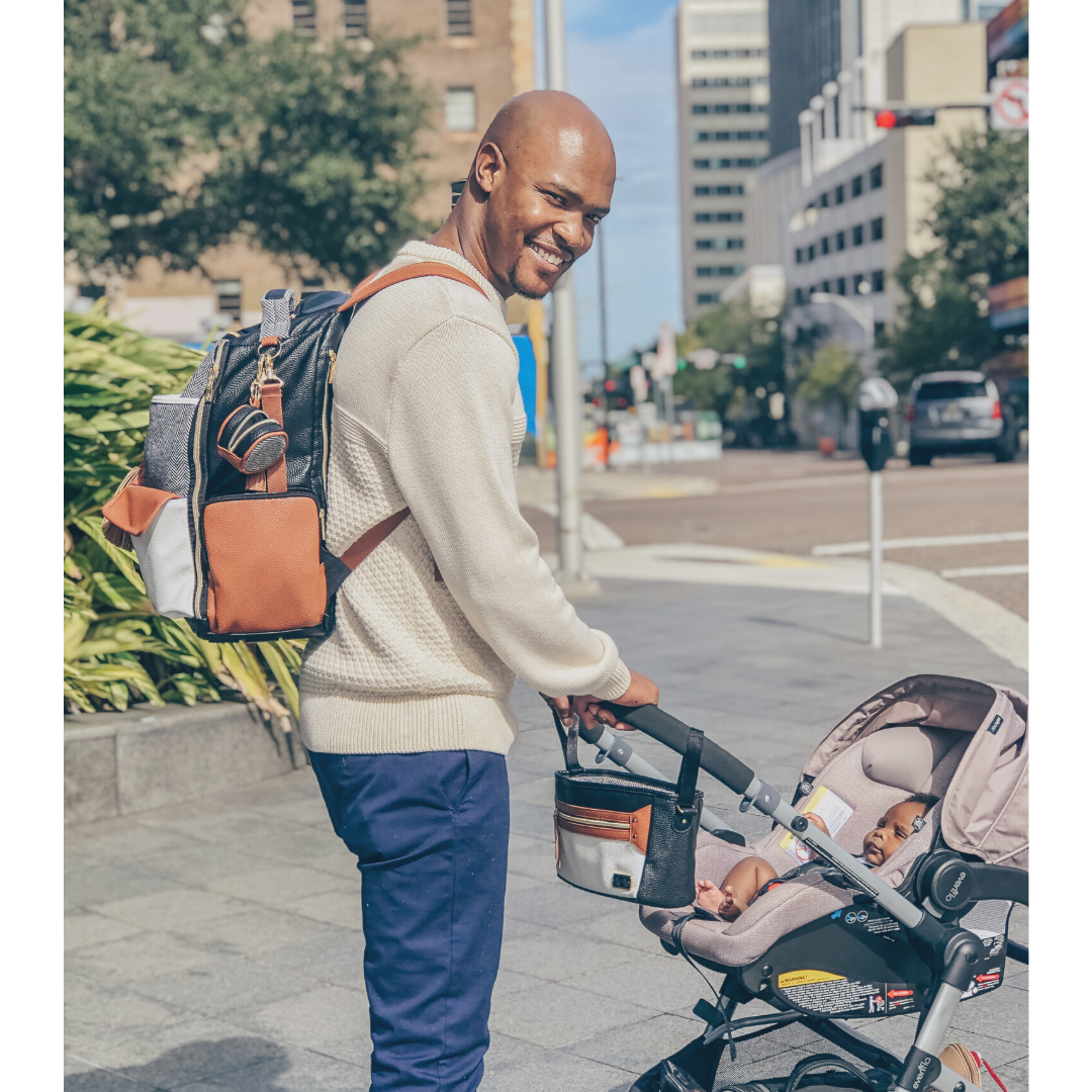 Coffee & Cream Travel Stroller + Wagon Caddy