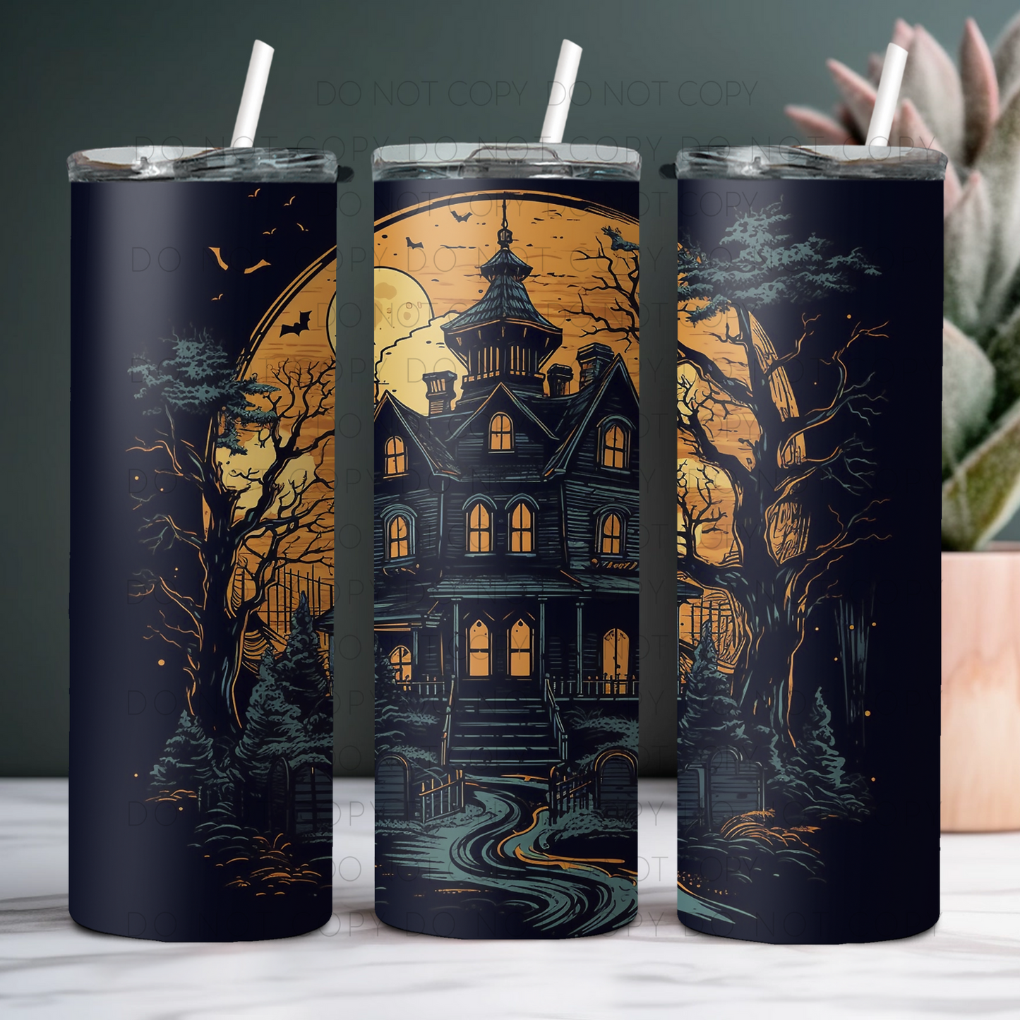 Haunted House 20oz Tumbler