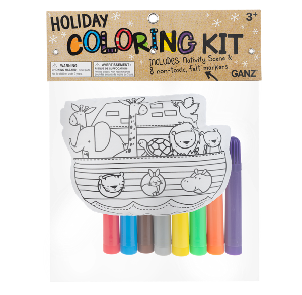Mini Coloring Kit - Noah's Ark