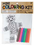 Mini Coloring Kit - Gingerbread (7 pc. set)