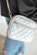THOMAS & LEE SPARKLE QUILTED PURSE