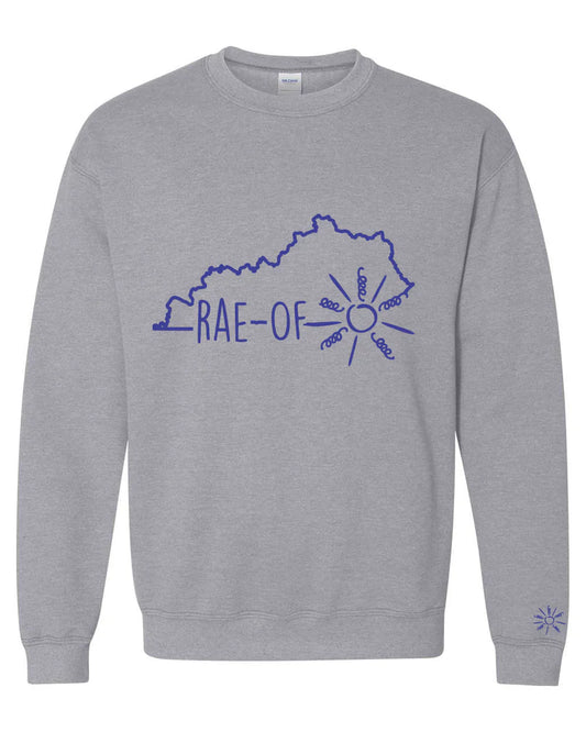 RAE OF SUNSHINE-GREY CREWNECK KY