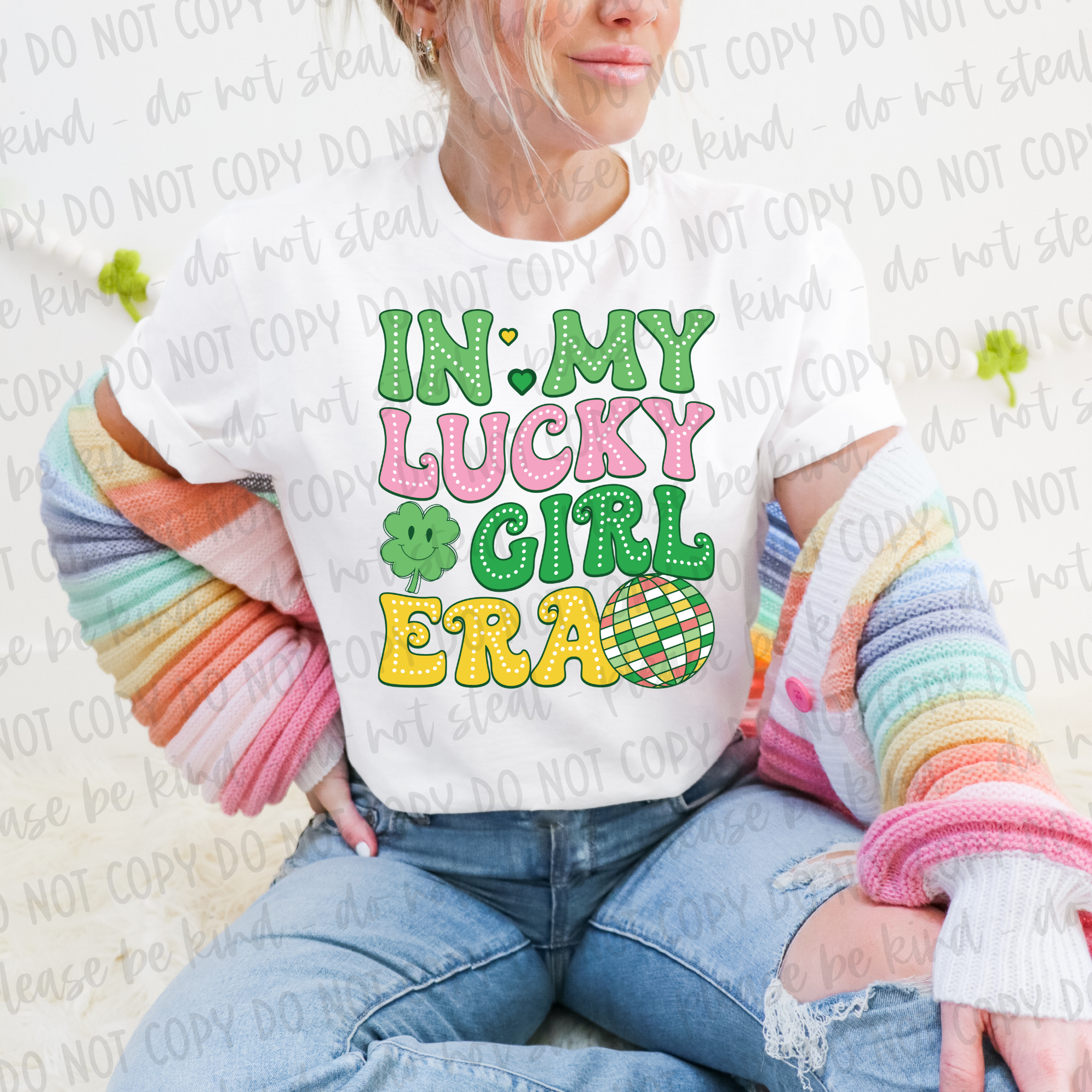 IN MY LUCKY GIRL ERA TEE