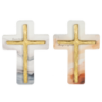 Bereavement Watercolor Cross Wall Plaques