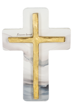 Bereavement Watercolor Cross Wall Plaques
