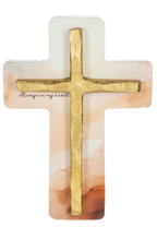 Bereavement Watercolor Cross Wall Plaques