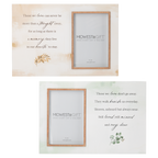Bereavement Watercolor Message 4x6 Frames