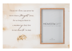 Bereavement Watercolor Message 4x6 Frames