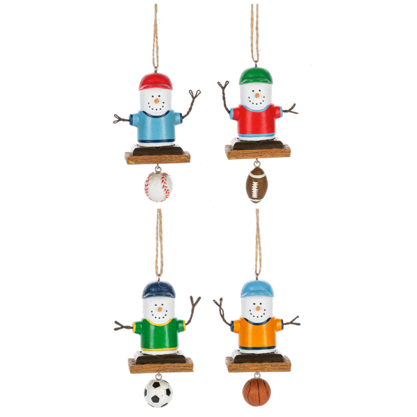S'mores Sport Ornaments