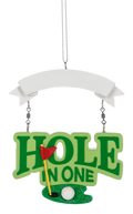 Personalize Golf Ornament - Hole in One