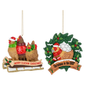 Christmas Chicken Ornaments