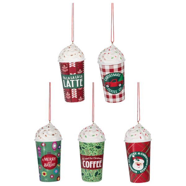Holiday Latte Ornaments