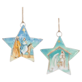 Watercolor Holy Family Ornaments