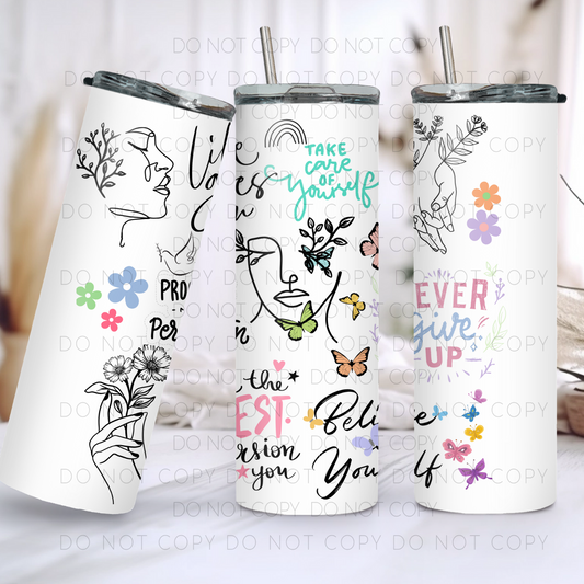 Motivational 20oz Tumbler