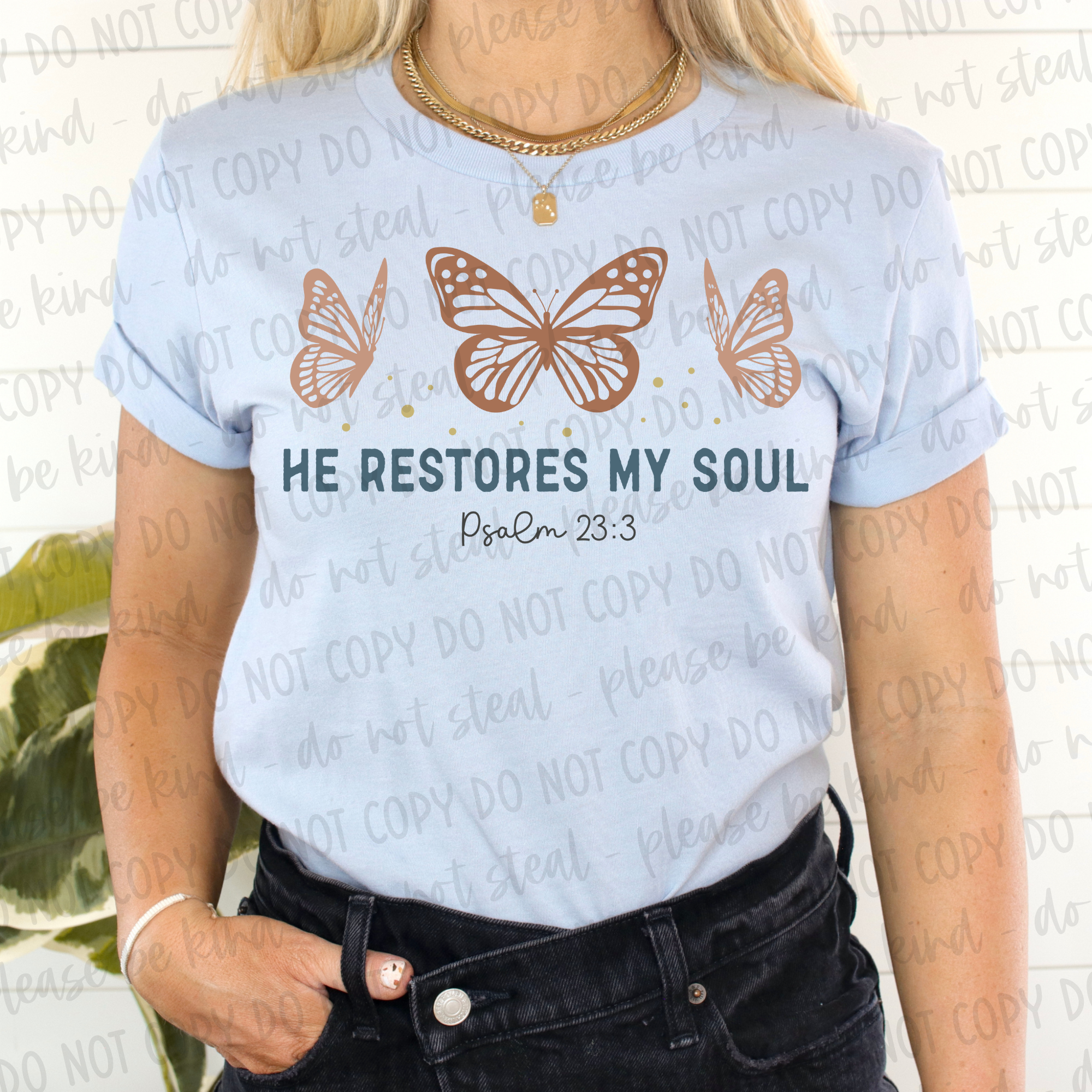 HE RESTORES MY SOUL TEE
