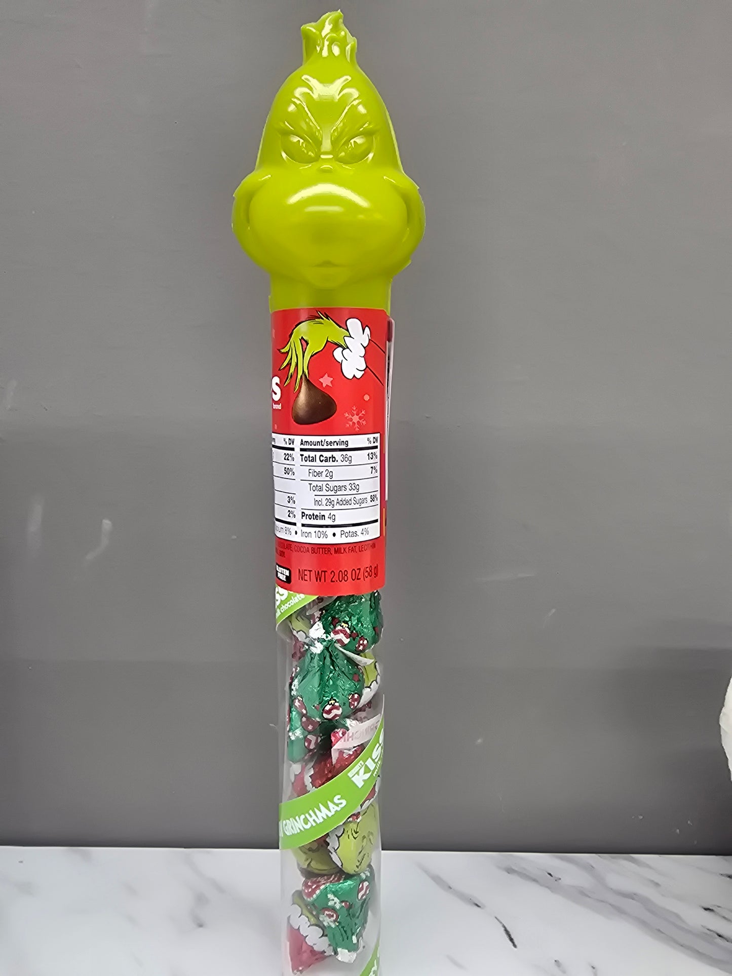GRINCH HERSHEY FOIL KISSES