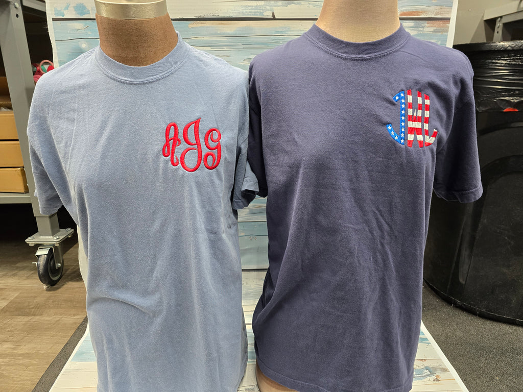 Patriotic Monogram Tee