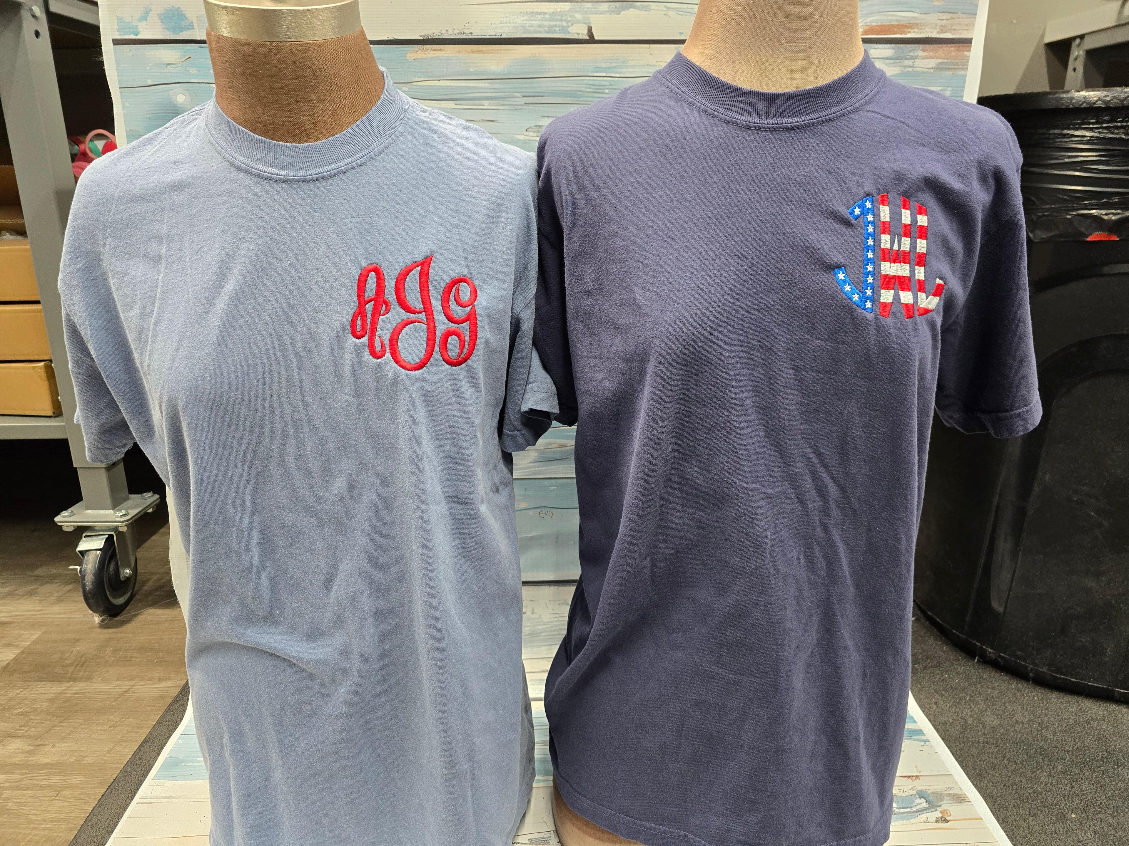 Patriotic Monogram Tee
