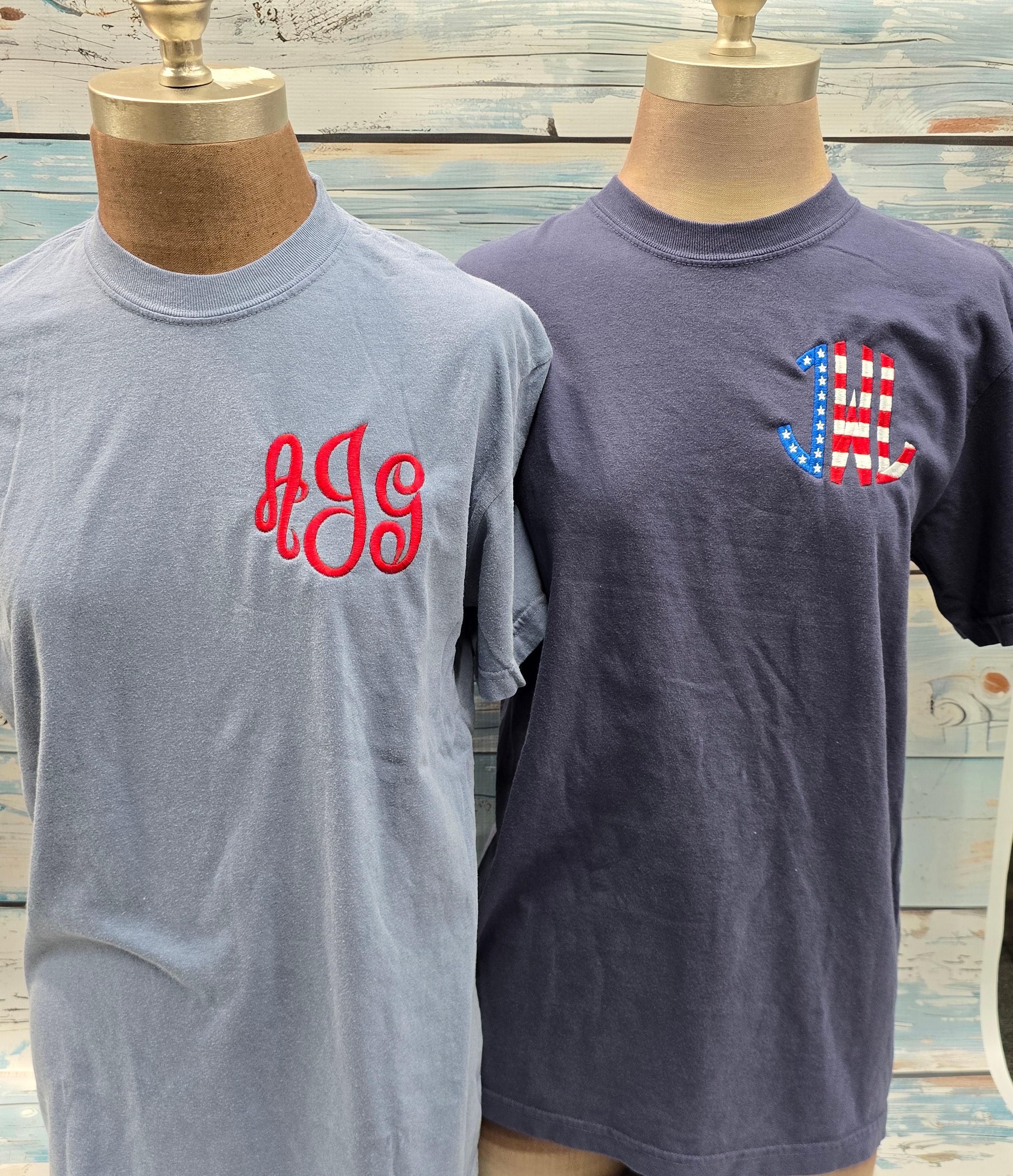 Patriotic Monogram Tee