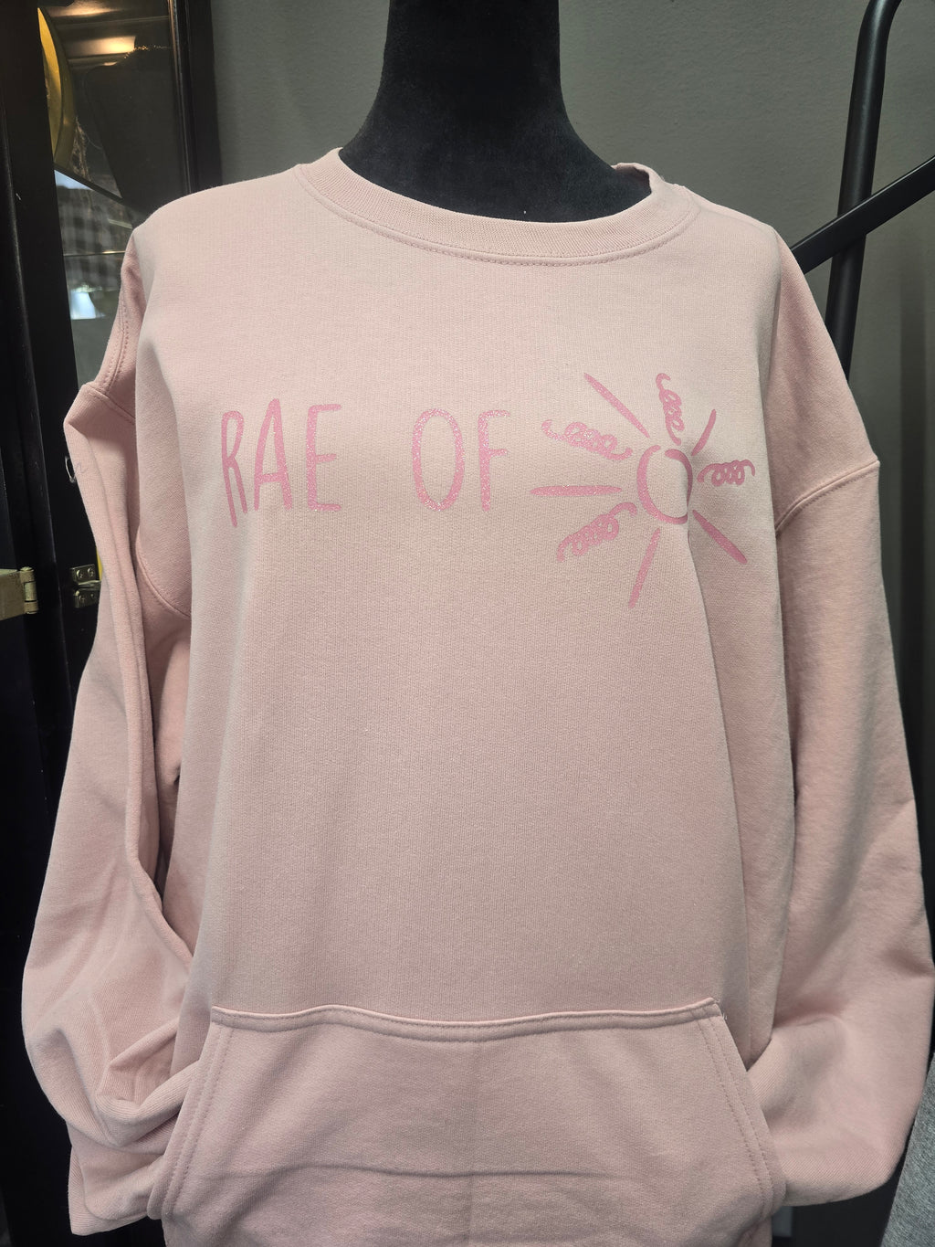 RAE OF SUNSHINE PINK ON PINK GLITTER