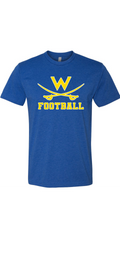 ROYAL TEE-WCYS- W Swords Football Personalization