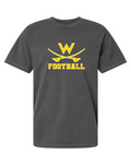 BLACK VINTAGE TEE-WCYS- W Swords Football Personalization