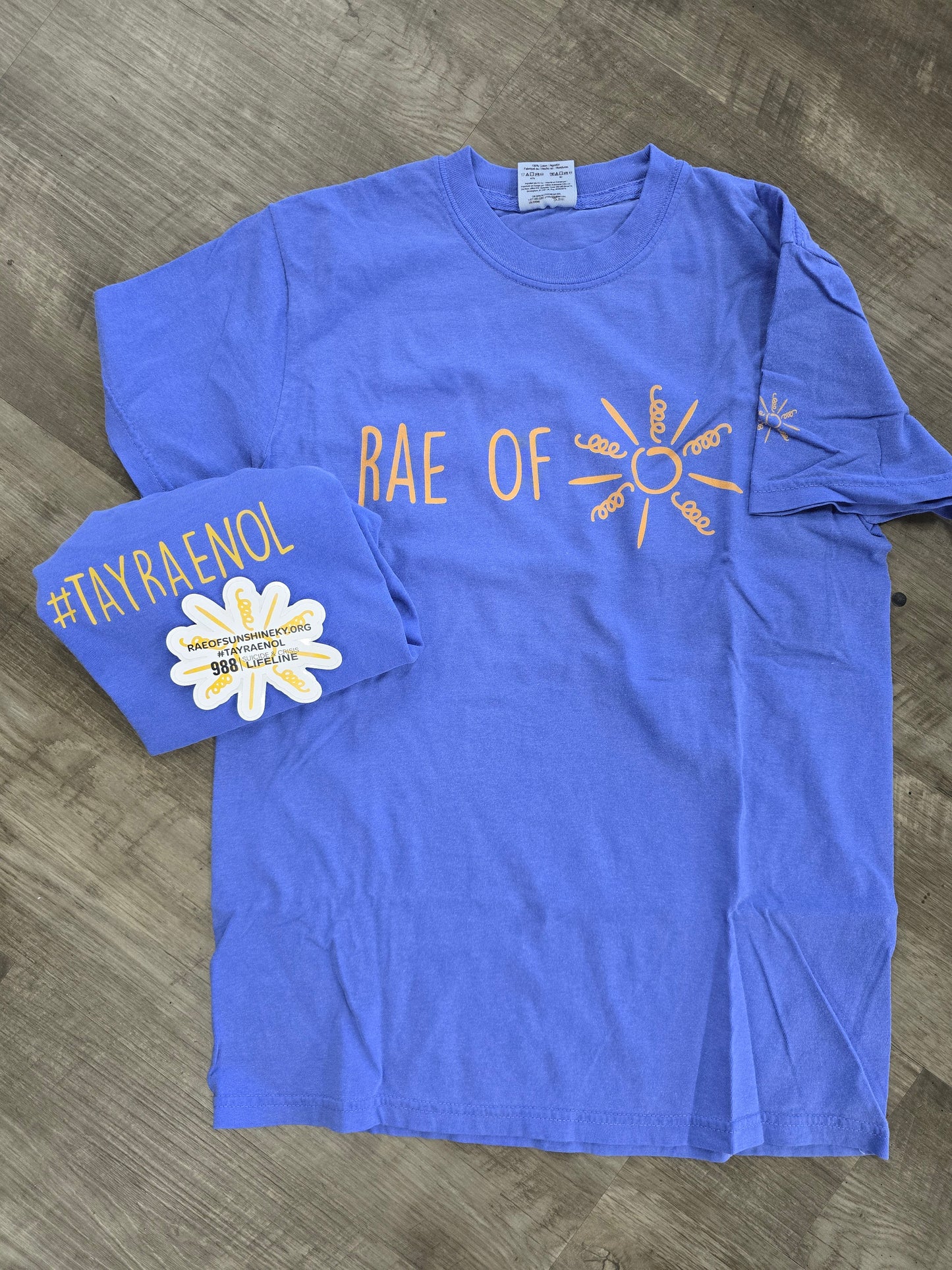 RAE OF SUNSHINE FLO BLUE Tee