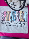 Springfield zipcode tee