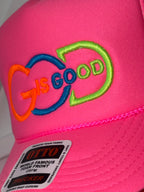 God Is Good Puff Embroidery (tee or hat)