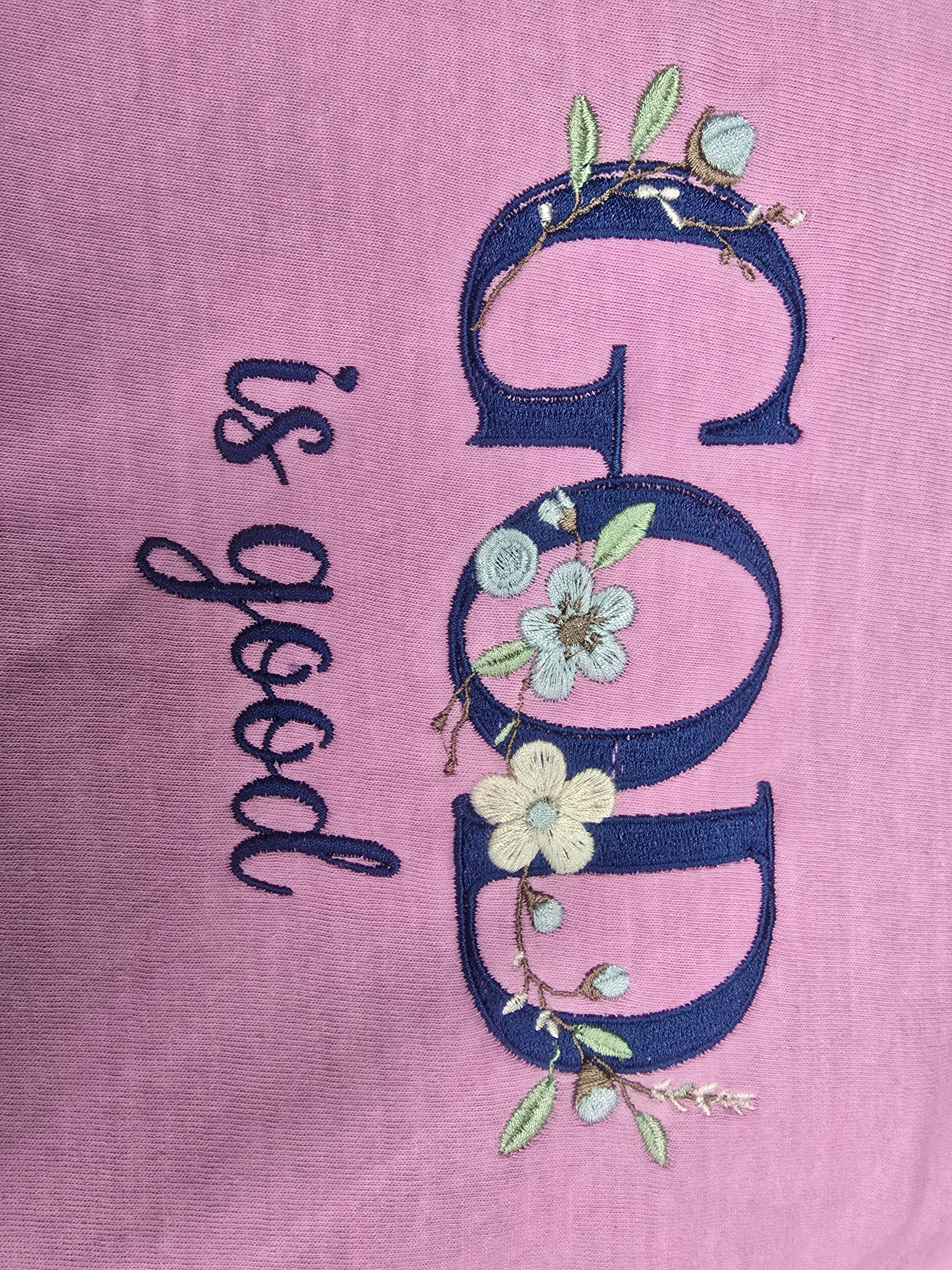 God is Good embroidered Tee