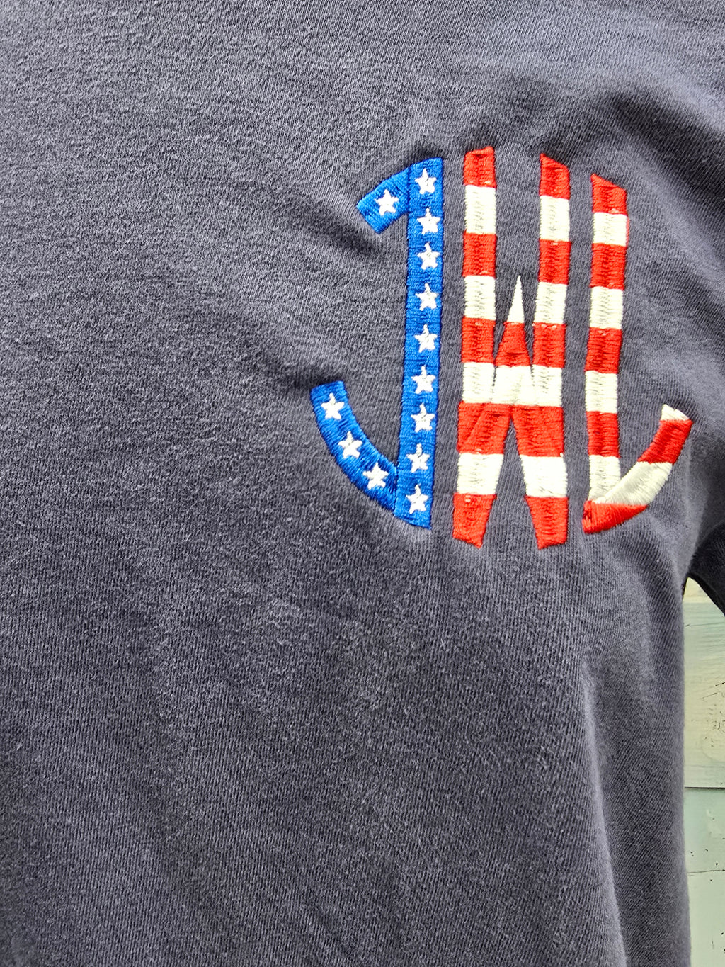 Patriotic Monogram Tee