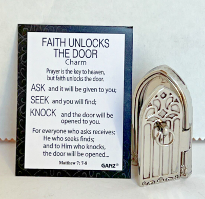 FAITH UNLOCKS THE DOOR CHARM