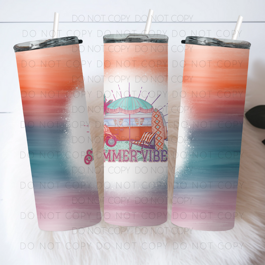 Summer Vibes 20 oz Tumbler