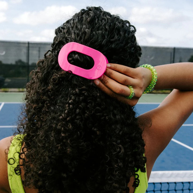 TELETIES FLAT ROUND HAIR CLIP LARGE